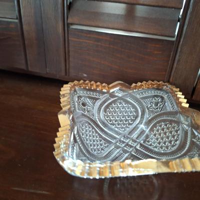 Gold trim Dish