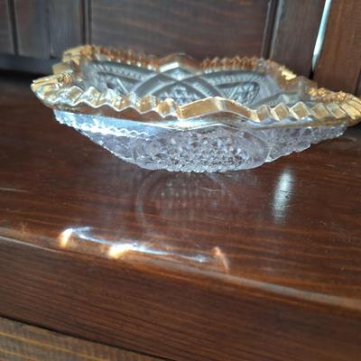 Gold trim Dish