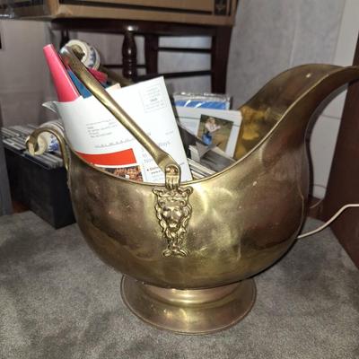 Brass Scuttle Bucket