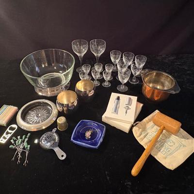 Rosenthal Stemware, Copper Sterling and More (D-ES)