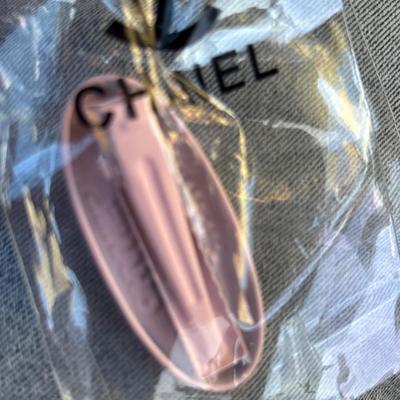 Chanel Pink hair barrette NEW