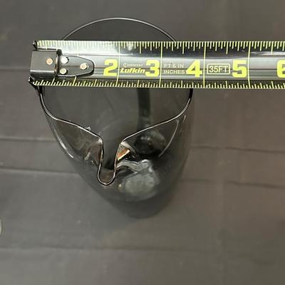 Vintage Smokey Tinted Pitcher and Candy Dish