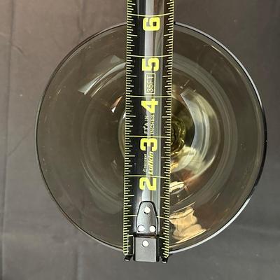 Vintage Smokey Tinted Pitcher and Candy Dish