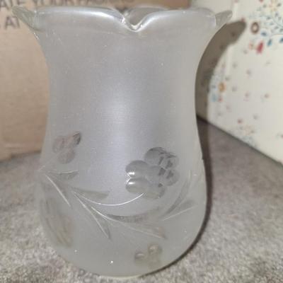 Frosted Vase
