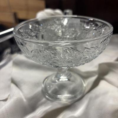 Antique marked Crystal candy dish