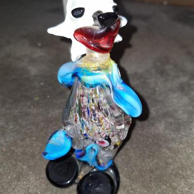 Glass Clown Figurine