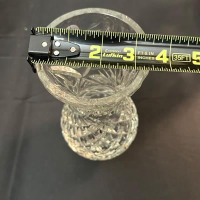 Vintage Etched Glass Pitcher, Vase and Compote