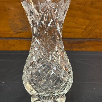 Vintage Etched Glass Pitcher, Vase and Compote