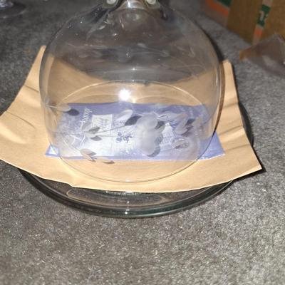 Cristal D'Arque Covered Butter Dish