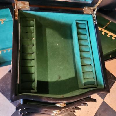 Ornate Mirror Top Jewelry Chest Dresser 19x12x33