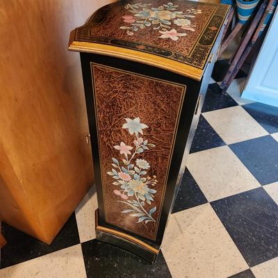 Ornate Mirror Top Jewelry Chest Dresser 19x12x33