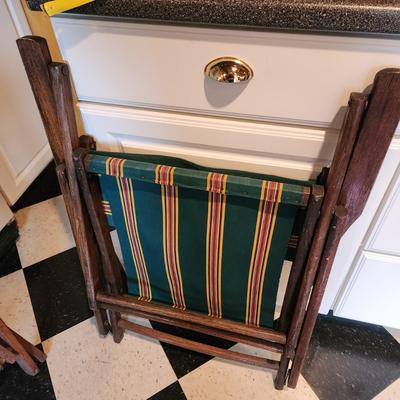 2 Vintage Folding Chairs