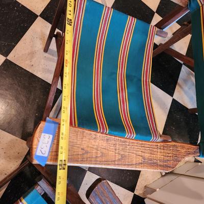 2 Vintage Folding Chairs