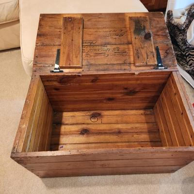 Solid Wood Chest Trunk 31x17x18