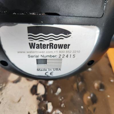 Water Rower Solid Wood Water Rowing Machine Workout Exercise Fitness