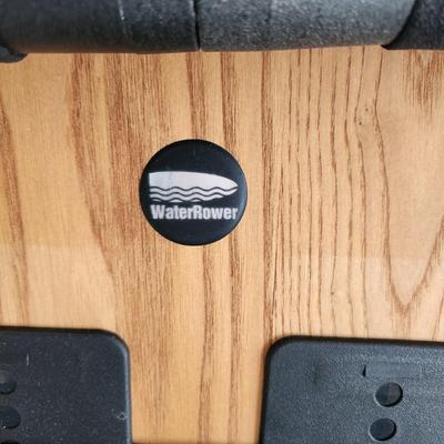 Water Rower Solid Wood Water Rowing Machine Workout Exercise Fitness