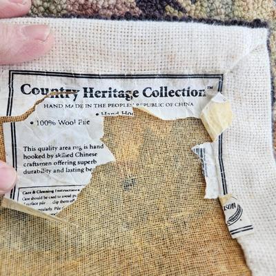 100% Wool Pile Rug 42x65