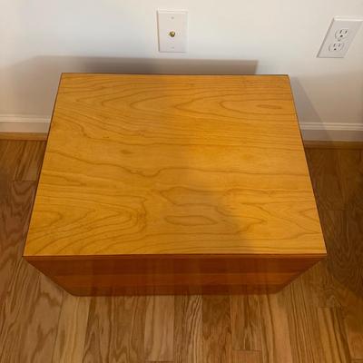 902 Custom Built Wood Box/Table With Handles