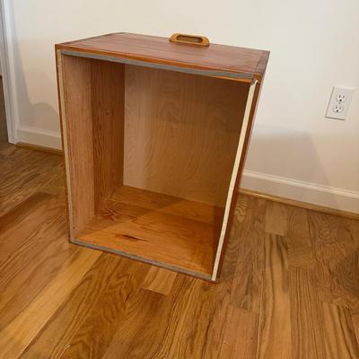 902 Custom Built Wood Box/Table With Handles