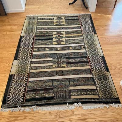 909 Vintage Moroccan Sabra Kilim Rug