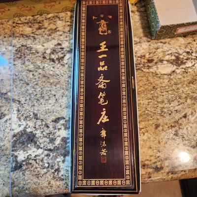 3 Vintage Chinese Calligraphy Sets