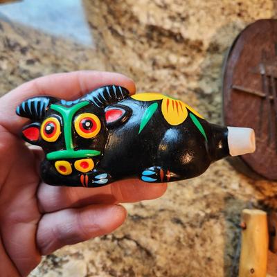 Large Basket filled Percussion Wood Metal Hand Instruments Noise makers Flutes, Clappers, African Kalimba Whistles