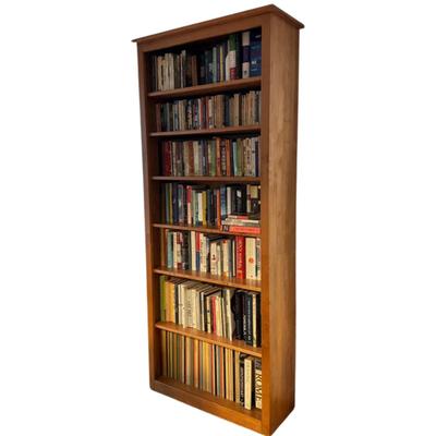 914 Solid Wood Book Shelf With Adjustable Shelves