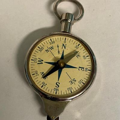 vintage COMBINED MAP MEASURER & MAGNETIC COMPASS GERMANY