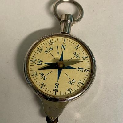 vintage COMBINED MAP MEASURER & MAGNETIC COMPASS GERMANY