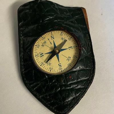 vintage COMBINED MAP MEASURER & MAGNETIC COMPASS GERMANY