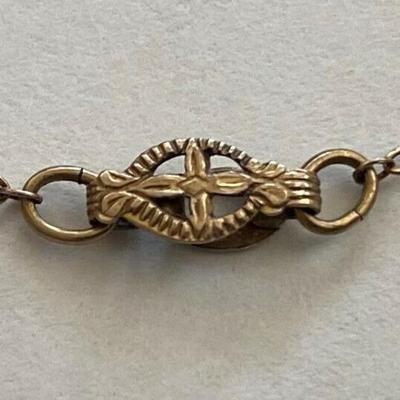  D'AGUANNO BROS GOLD FILLED OVER STERLING ETCHED HEART LOCKET