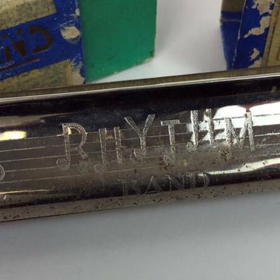 vintage RHYTHM BAND HARMONICA KEY OF G
