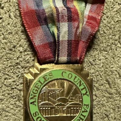 LOS ANGELES COUNTY FAIR MEDAL 1960s