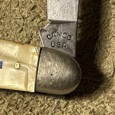 CAMCO USA 2 BLADE FOLDING POCKET KNIFE CAMILLUS