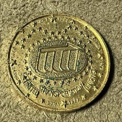 United Transportation Union UTU Commemorative Medal 1969