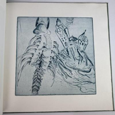 ARTIST HELENE POULSHOCK SIGNED LIMITED EDITION ART FOLIO