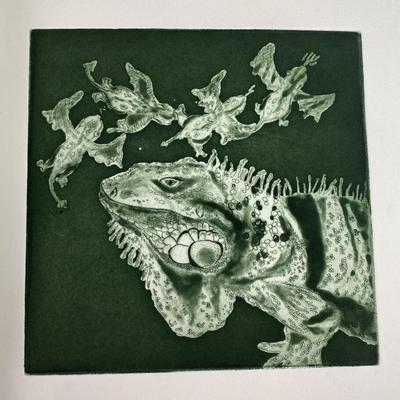 ARTIST HELENE POULSHOCK SIGNED LIMITED EDITION ART FOLIO