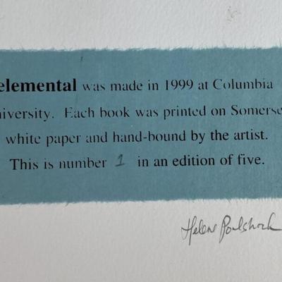 ARTIST HELENE POULSHOCK SIGNED LIMITED EDITION ART FOLIO
