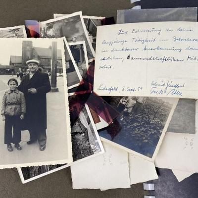 GERMAN AMERICAN FAMILY PHOTO ALBUM 1930s-1950s