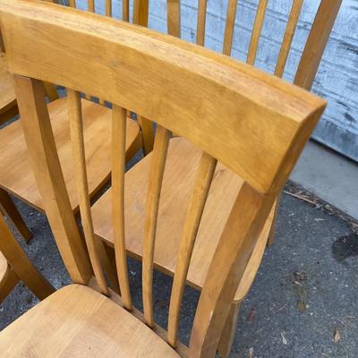 6- Birch or Maple dining Chairs High Back!!