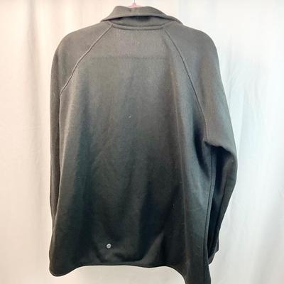 Lot L 347. NWT Eddie Bauer Black Jacket ( Size 2X) & Eddie Bauer Oversized Down Throw