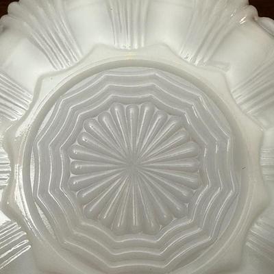 Lot of Anchor Hocking Milk Glass Bowls & Plates