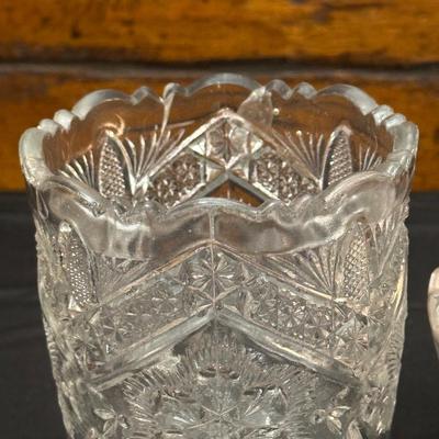 Collection of Vintage Glass Candy and Trinket Dishes