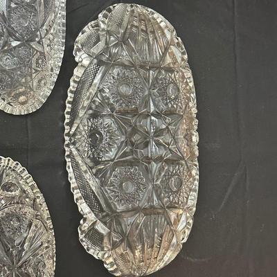 Collection of Vintage Glass Candy and Trinket Dishes