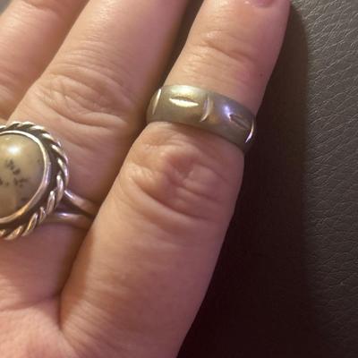 Estate Ring Unique Marking size 6 (approx)