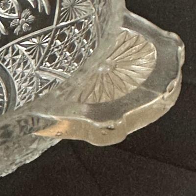 Glass Pattered Candle Holders, Plate and Dish