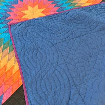 932 Large Handmade Star Quilt
