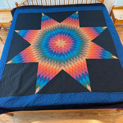 932 Large Handmade Star Quilt