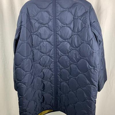Lot N 383 J. Crew Signature Puffer Coat ( size 2X ) / Cuddl Duds Scarf & Ear Muffs / Mittens/Gloves / Socks