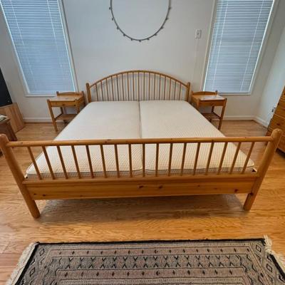 934 Pine IKEA King Bed